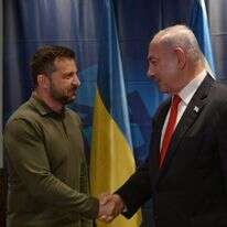 פגישת רה״מ נתניהו עם נשיא אוקראינה זלנסקי באו״ם. | אבי אוחיון, לע״מ