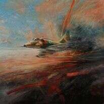 זאביק בן־דור, "מראות מלחמה". | אילן בשור