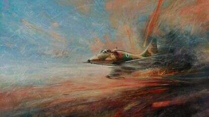 זאביק בן־דור, "מראות מלחמה". | אילן בשור זאביק בן־דור, "מראות מלחמה". | אילן בשור