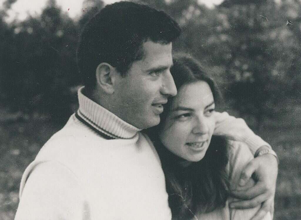 נפגשו בסימולטור. אבי ומיכל לניר. | באדיבות המשפחה