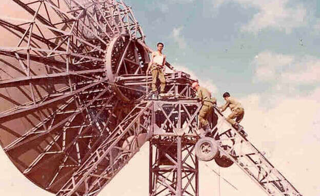 כמות המידע שנקלט בשבועות שלפני המלחמה דרשה תגבור כוחות. אנטנה בבסיס בבל. | דו"צ