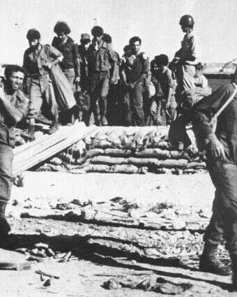 מלחמת יום הכיפורים, חזית הדרום, מוצב המזח. | ארכיון משרד הבטחון ודובר צה"ל