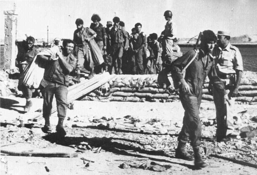 מלחמת יום הכיפורים, חזית הדרום, מוצב המזח. | ארכיון משרד הבטחון ודובר צה"ל