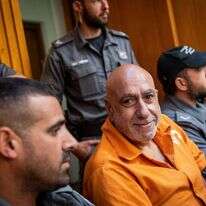 ניצב בדימוס ניסו שחם בדיון בבית המשפט העליון. | יונתן זינדל, פלאש 90