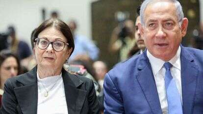 ראש הממשלה בנימין נתניהו ונשיאת בית המשפט העליון אסתר חיות. | נעם רבקין פנטון, פלאש 90