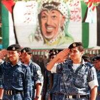 שוטרים פלסטינים בעזה, 1995. | איי. אף. פי