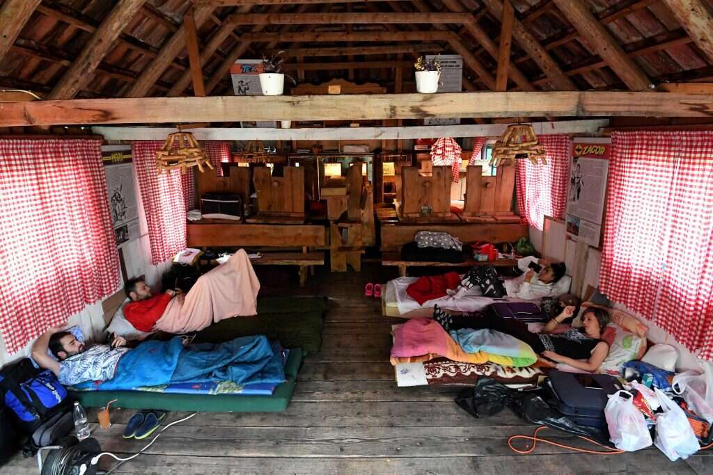 אולימפיאדת העצלנים במונטנגרו. | SAVO PRELEVIC / AFP