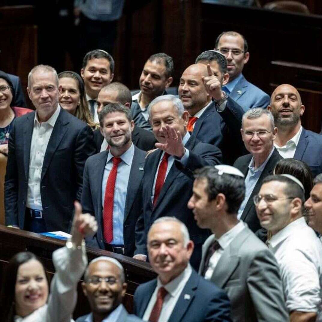 חלק מחברי הקואליציה. | יונתן זינדל, פלאש 90 חלק מחברי הקואליציה. | יונתן זינדל, פלאש 90