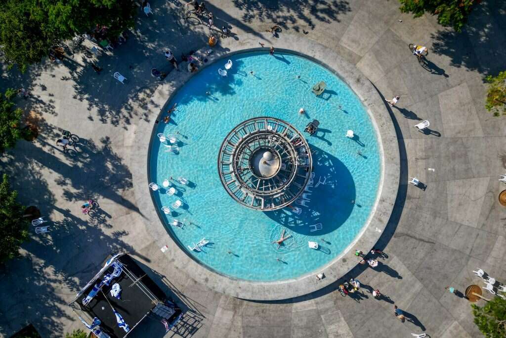 כיכר דיזנגוף ביום כיפור. | עומר פיכמן / פלאש 90