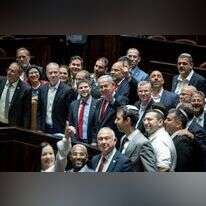 חלק מחברי הקואליציה. | יונתן זינדל, פלאש 90