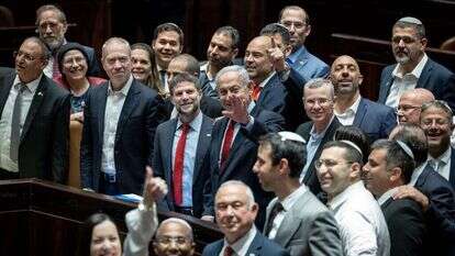 חלק מחברי הקואליציה. | יונתן זינדל, פלאש 90