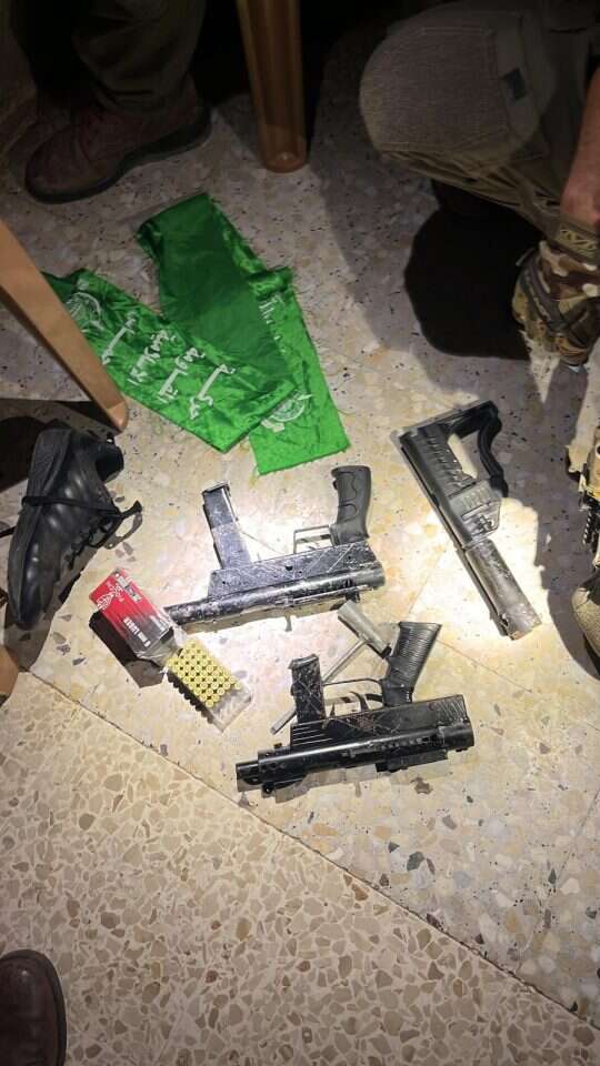 חלק מהנשקים שנתפסו בפעילות. | דובר צה"ל