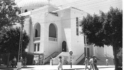 בית הכנסת הגדול בתל־אביב. | לע"מ