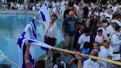 המהומות בכיכר דיזנגוף בתפילת יום כיפור תשפ"ג. | תומר נויברג/פלאש 90