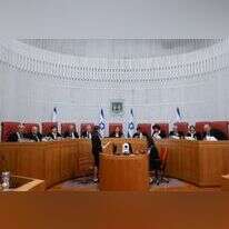 הדיון בבג"צ הנבצרות. | חיים גולדברג, פלאש 90