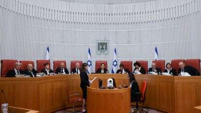 הדיון בבג"צ הנבצרות. | חיים גולדברג, פלאש 90