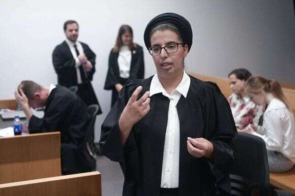 עו"ד צפנת נורדמן בדיון בבית המשפט המחוזי בשבוע שעבר. | אבשלום ששוני, פלאש 90