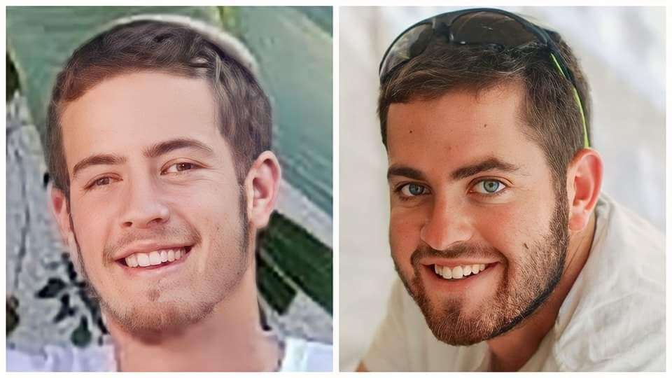 האחים הלל ויגל יניב הי"ד שנרצחו בפיגוע בחווארה. | באדיבות המשפחה