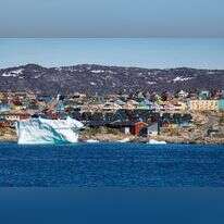 עיירה בגרינלנד. | AFP