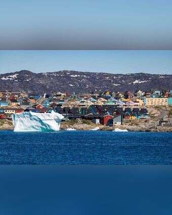 עיירה בגרינלנד. | AFP