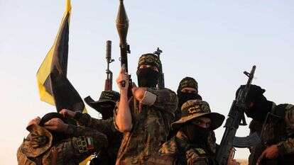 כוחות הג'יהאד האסלאמי ברצועת עזה. | פלאש 90