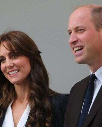 יורש העצר הנסיך ויליאם ורעייתו קייט. | איי.אף.פי