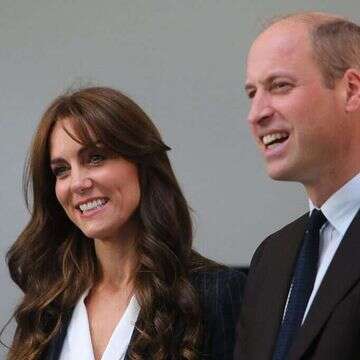 יורש העצר הנסיך ויליאם ורעייתו קייט. | איי.אף.פי