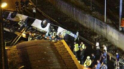 זירת התאונה בוונציה. | LaPresse, AP