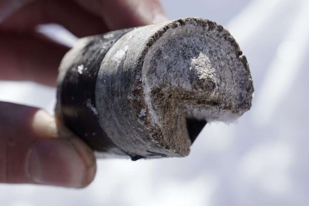 דגימה מליבת הסלע. | בוני ג'ו מאונט, הוושינגטון פוסט