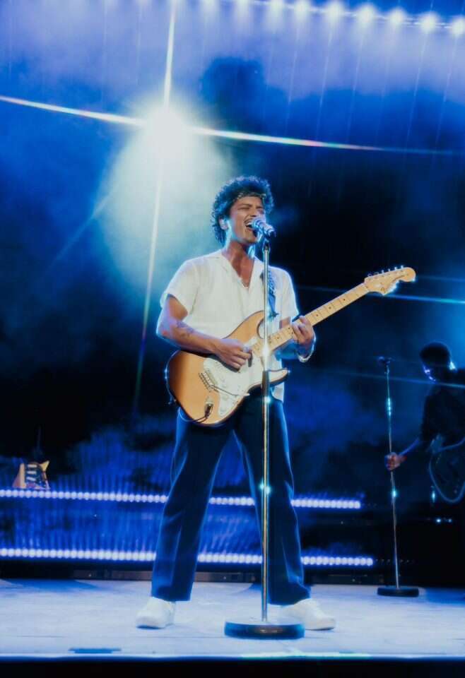 ברונו מארס בהופעה. | באדיבות B.M