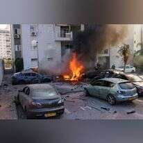 פגיעת רקטה באשקלון, AFP