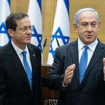 נתניהו והרצוג. | יונתן זינדל, פלאש 90