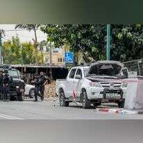 רכב עזתי ששימש מחבלים בשדרות. | ג'מאל עוואד, פלאש 90