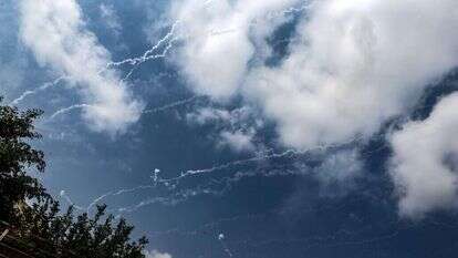 שיגורי רקטות מעזה, ארכיון. | AFP