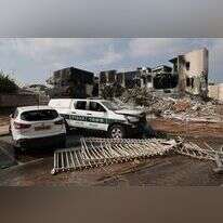 תחנת המשטרה בשדרות הבוקר, לאחר הקרב. | AFP