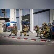 כוחות צה"ל בשדרות, הבוקר. | אורן בן חקון - פלאש90