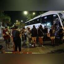 פינוי תושבים מעוטף עזה, | AFP