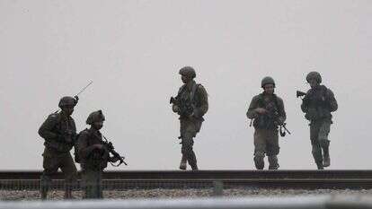 חיילי צה"ל בגבול רצועת עזה. | EPA