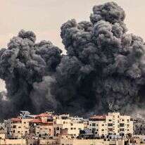 תקיפת צה"ל בעזה. | AFP