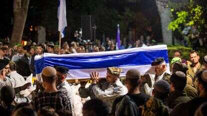 הלווייתו של אל"מ יונתן צור הי"ד בהר הרצל. | אורן בן חקון/פלאש 90