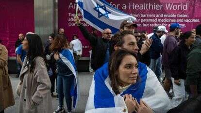 הפגנת תמיכה בישראל. | גטי אימג'ס