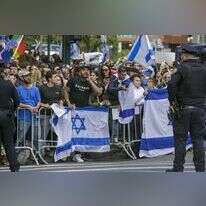 הפגנת תמיכה בישראל בניו יורק,. | EPA