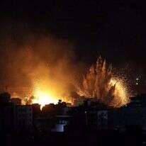 תקיפת חיל האוויר בעזה. | EPA