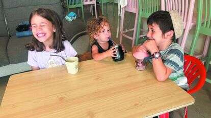 מימין לשמאל: איתמר, שחר והדר. | שקד גואטה