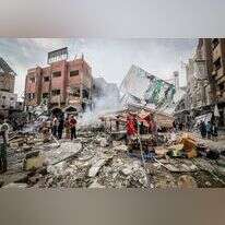 רחוב בחאן יונס אחרי תקיפה של חיל האוויר, היום. | עבד רחים חאטיב/פלאש 90 רחוב בחאן יונס אחרי תקיפה של חיל האוויר, היום. | עבד רחים חאטיב/פלאש 90