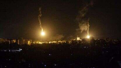 פצצות תאורה בעזה, המחשה. | AFP