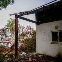 בית בבארי לאחר הטבח. | חיים גולדברג, פלאש 90 בית בבארי לאחר הטבח. | חיים גולדברג, פלאש 90