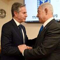 נתניהו ובלינקן בפגישתם הקודמת. | חיים צח, לע״מ