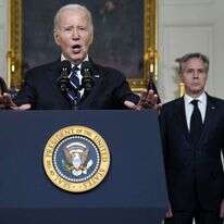 ביידן בנאומו לאומה, השבוע. | איי.פי