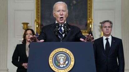 ביידן בנאומו לאומה, השבוע. | איי.פי